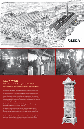 Historische Tafel Leer - LEDA